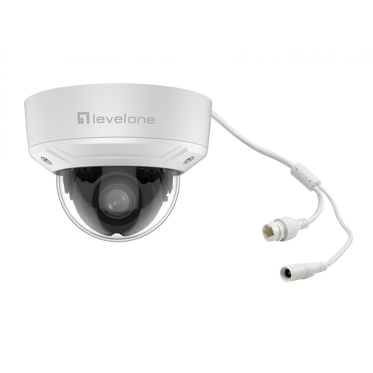 LevelOne IPCam 4xZ   Dome Fix Out 2MP/H.265/IR/ 10W/PoE/IP67