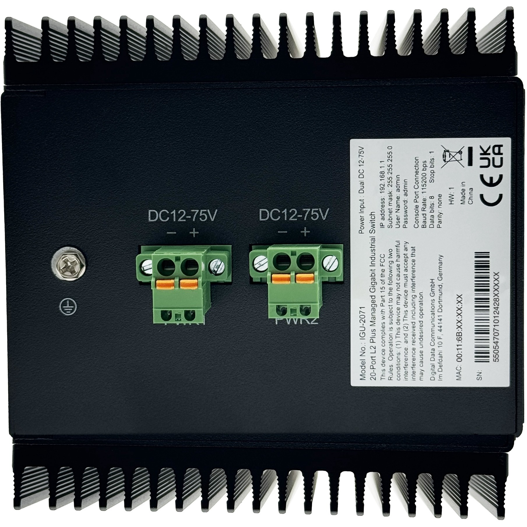 LevelOne Industr.Switch 16xGE/4xSFP/4x2.5GSFP     Managed L2