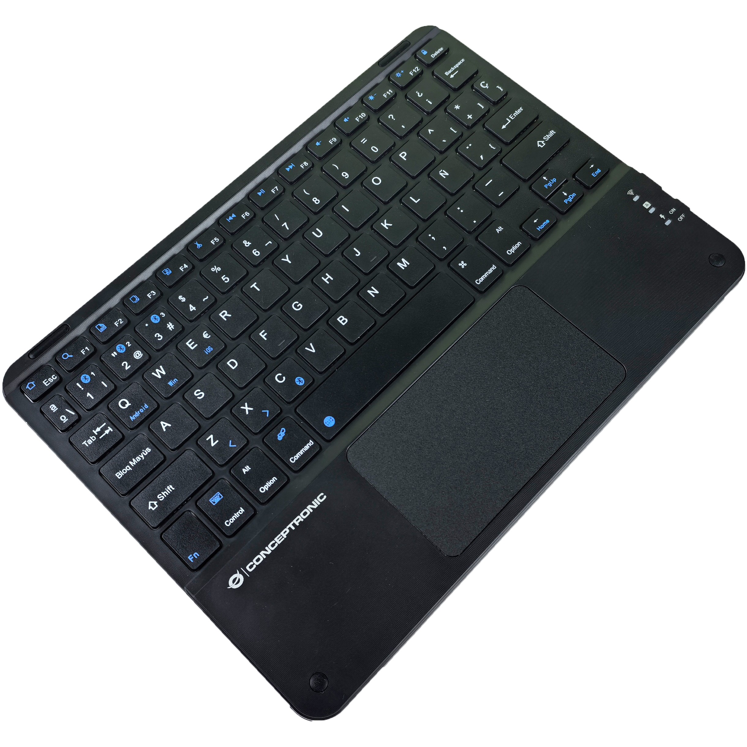 CONCEPTRONIC 10 Wireless Tastatur BT5.4   Layout ES schwarz