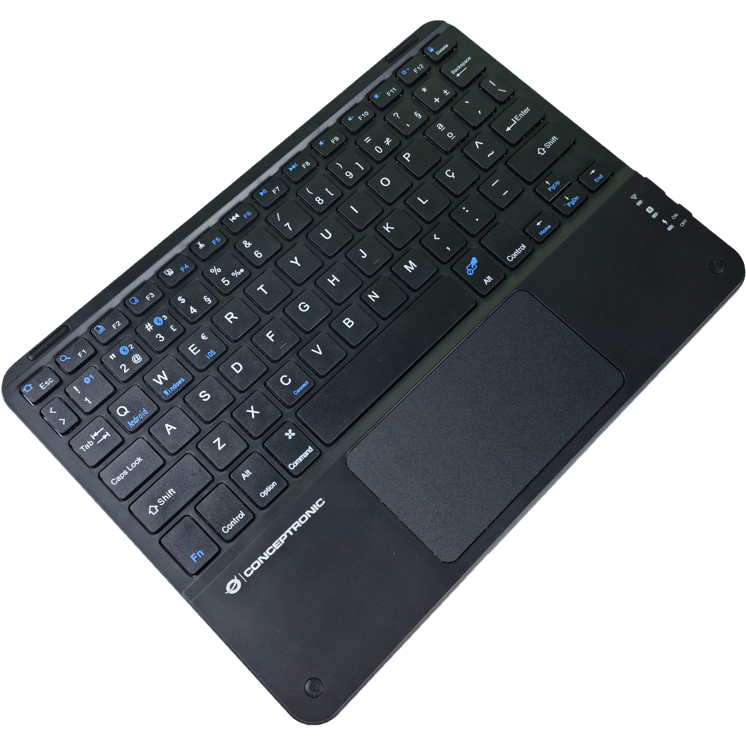 CONCEPTRONIC 10 Wireless Tastatur BT5.4   Layout PT schwarz