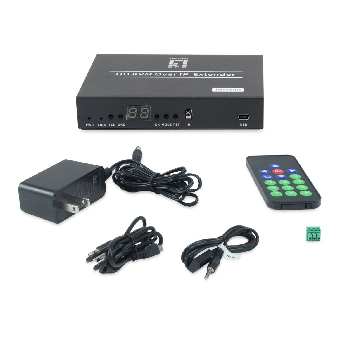 LevelOne HDMI über IP PoE Sender    USB-Mini         150m sw