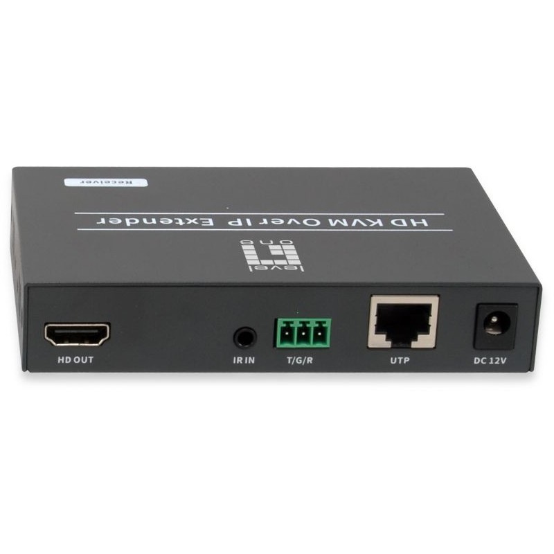LevelOne HDMI über IP PoE Empfänger USB-A            150m sw
