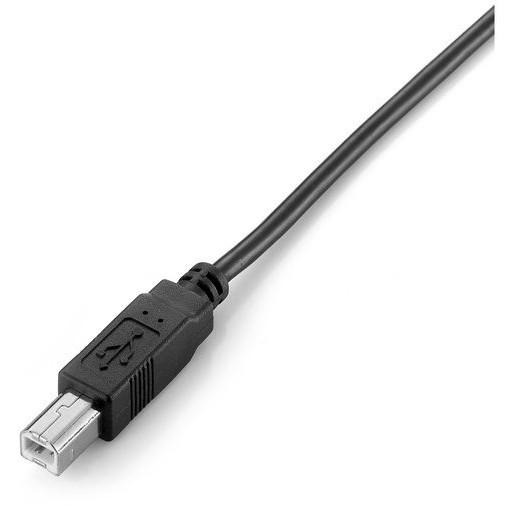 Equip USB2.0 Druckerkabel USB-A->USB-B  St/St  2.00m schwarz Polybeutel