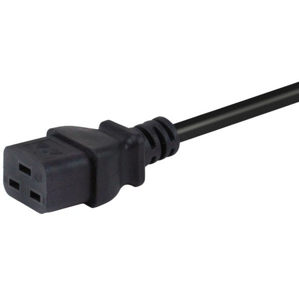 Equip Stromkabel C20        ->C19 St/Bu   schwarz      3.00m