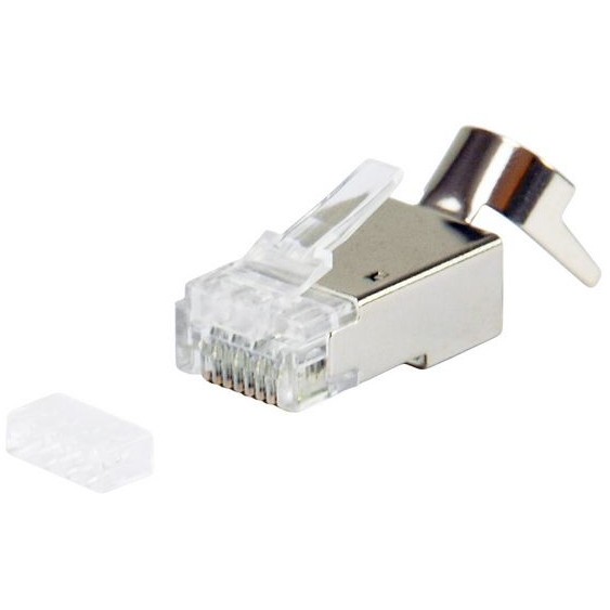 Equip Stecker Cat8.1 geschirmt   RJ45          50Stk  silber