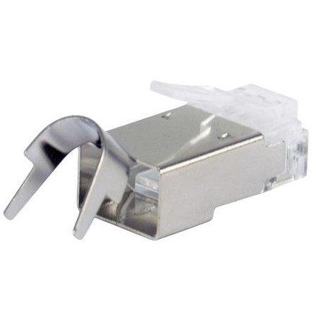 Equip Stecker Cat8.1 geschirmt   RJ45          50Stk  silber