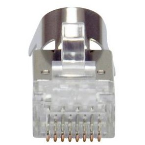Equip Stecker Cat8.1 geschirmt   RJ45          50Stk  silber
