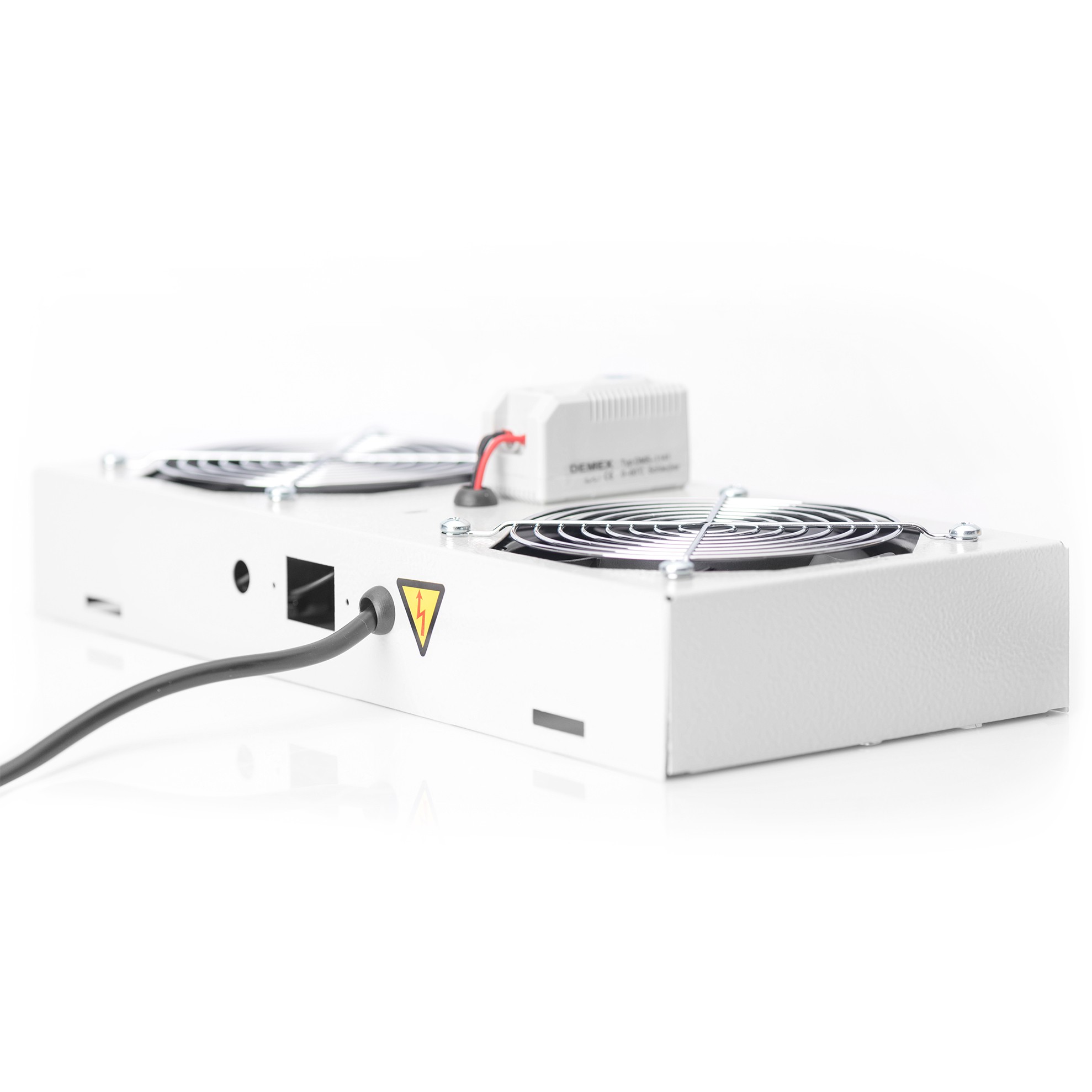 DIGITUS Dachlüftereinheit     Wandgehäuse    2 Lüfter grau