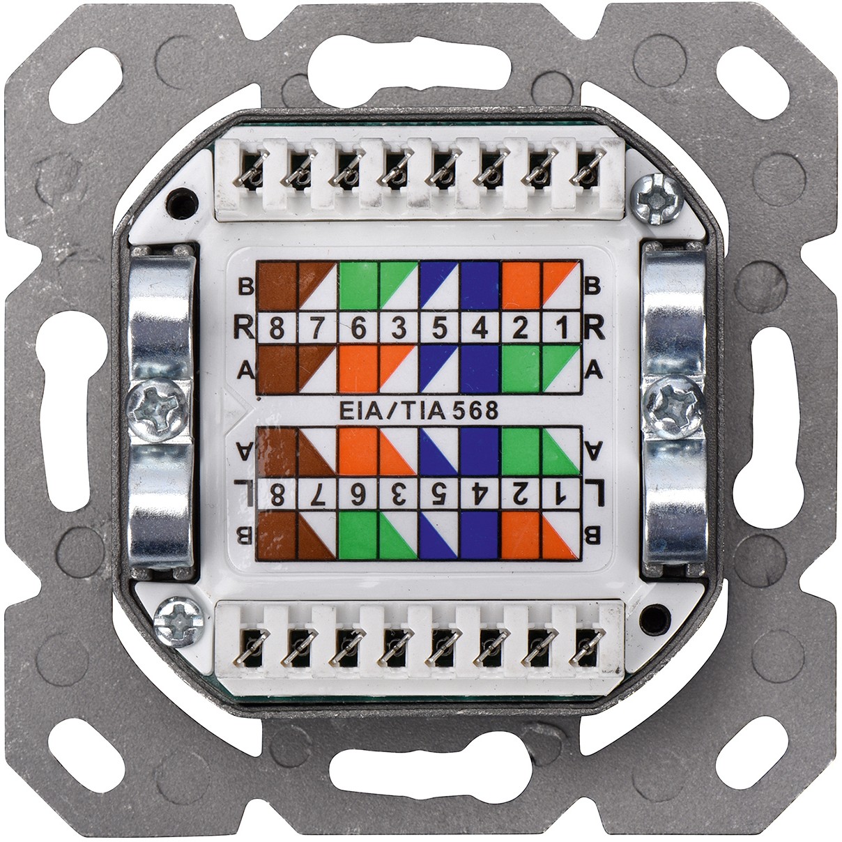 DIGITUS Aufputzdose Cat5e 2xRJ45 geschirmt Signalweiß