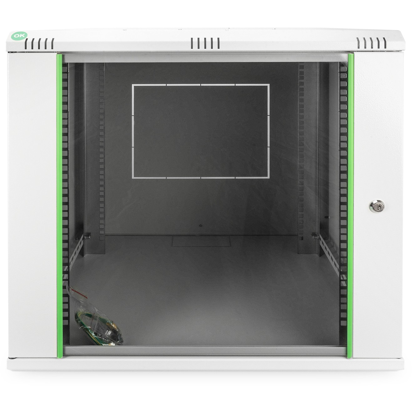DIGITUS Netzwerkschrank Dynamic 12HE 638,40x600x600mm grau