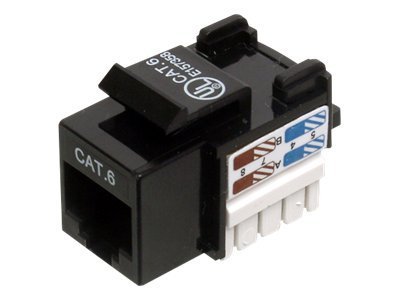 DIGITUS Keystone Jack Cat6/RJ45->LSA/ungeschirmt/ClassE/schw