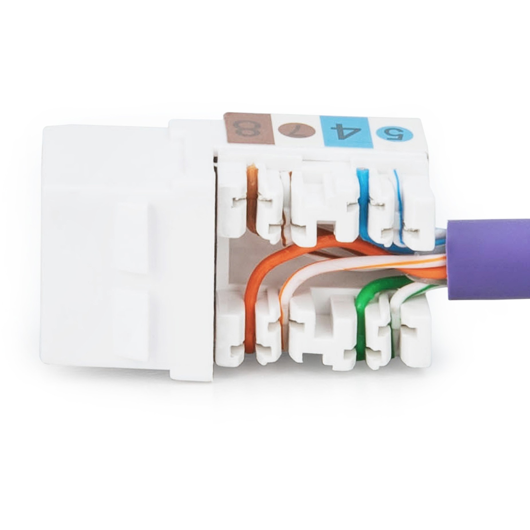 DIGITUS Keystone Jack Cat6/RJ45->LSA/ungeschirmt/ClassE/schw