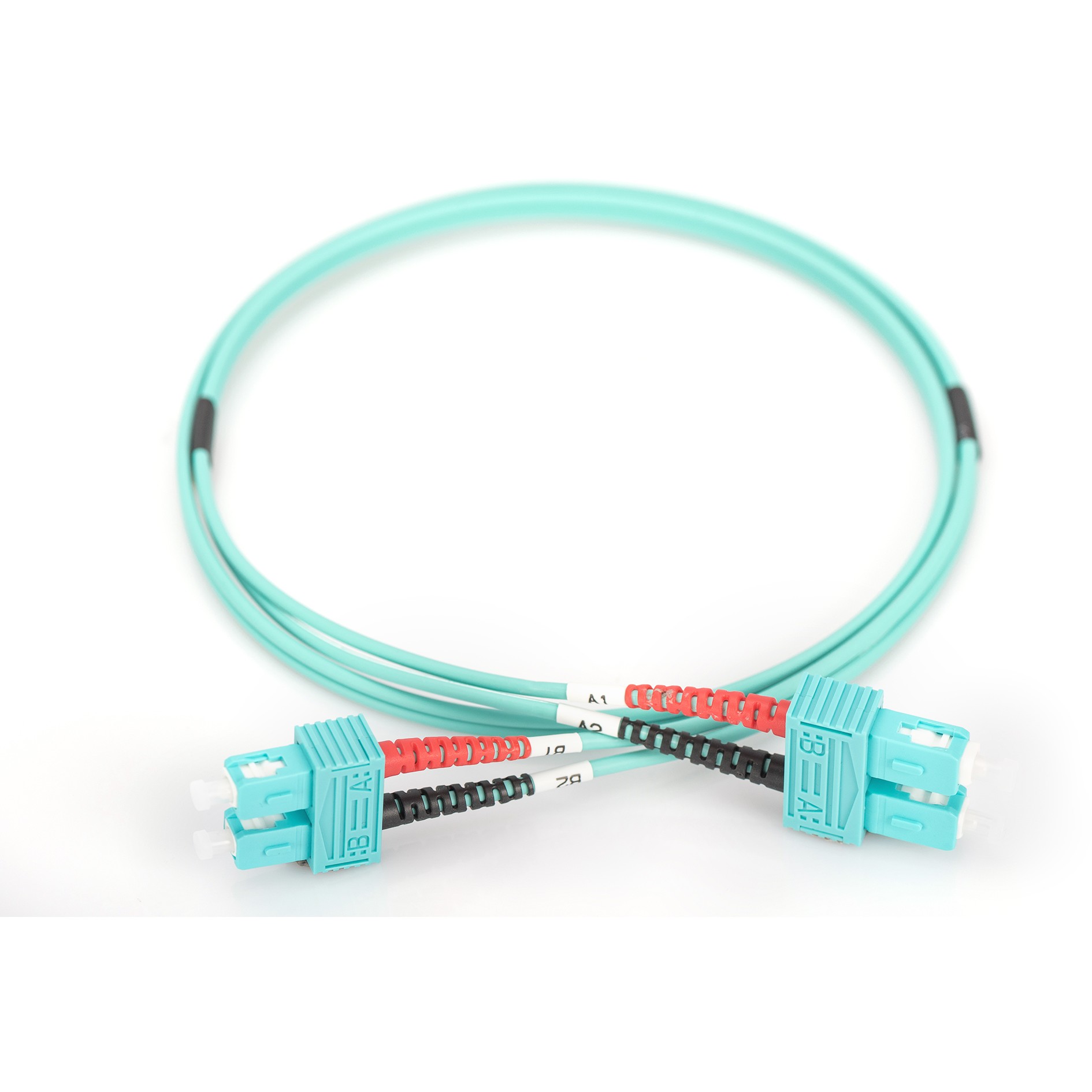 DIGITUS LWL Patchkabel SC -> SC 5.00m  Multimode Duplex OM3