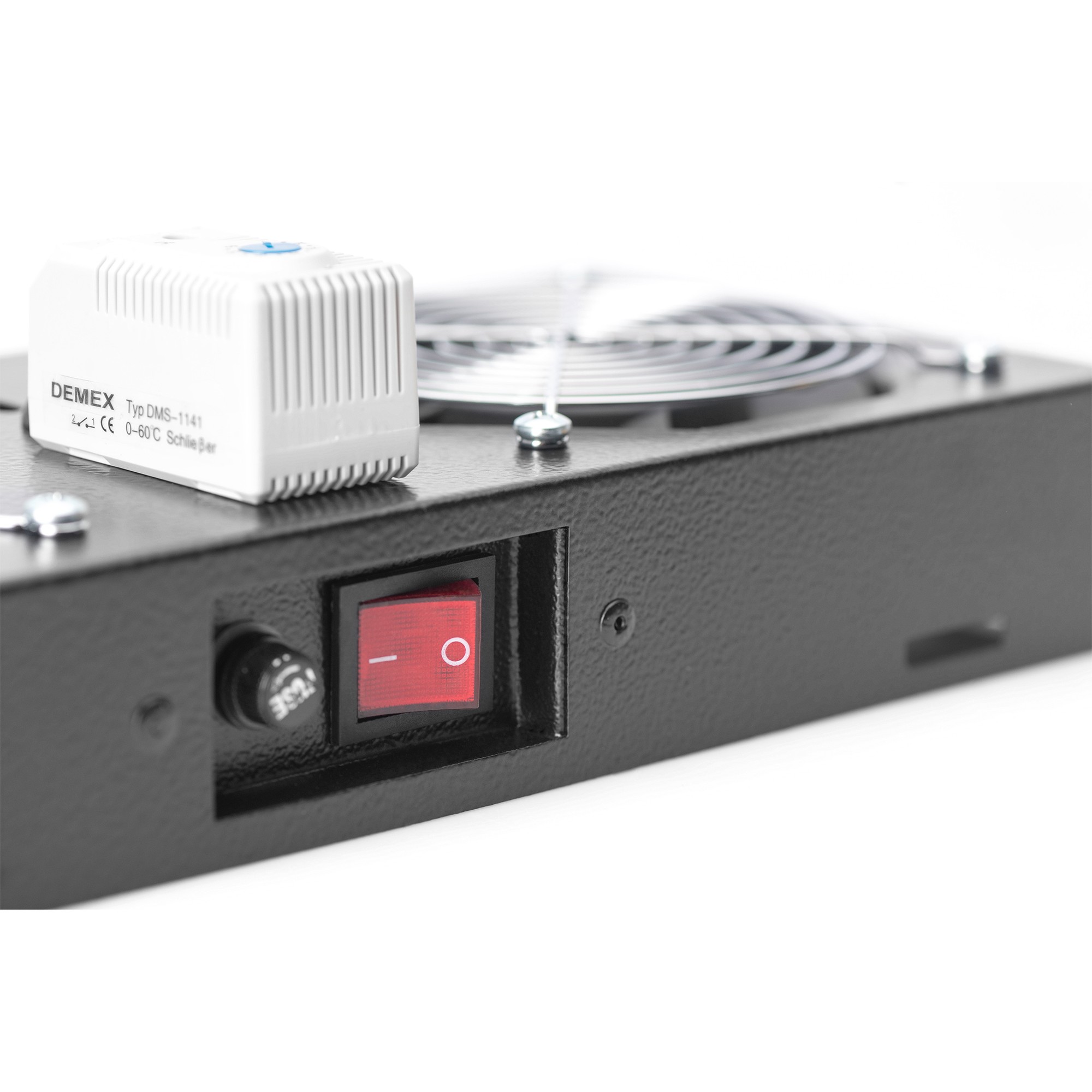 DIGITUS Dachlüftereinheit     Wandgehäuse    2 Lüfter schw.