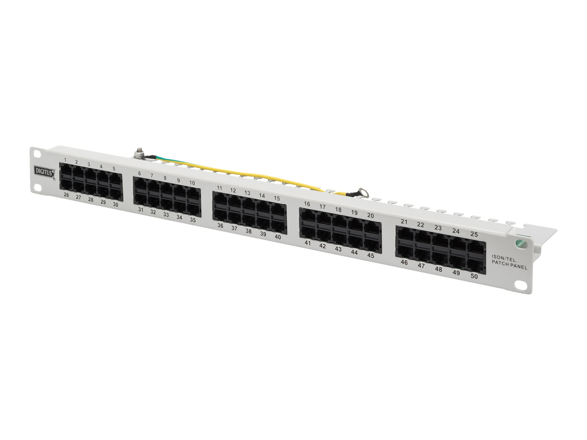 DIGITUS CAT 3 ISDN Patch Panel ungeschir