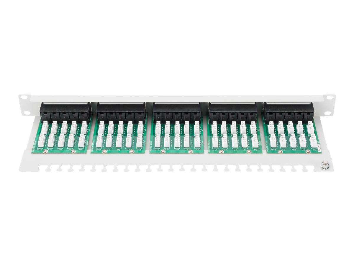 DIGITUS CAT 3 ISDN Patch Panel ungeschir