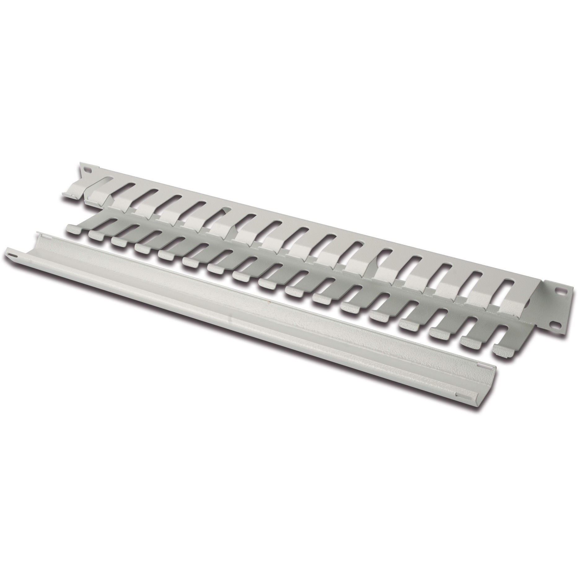 DIGITUS Rangierpanel 1HE Abnehmbare Rückblende grau