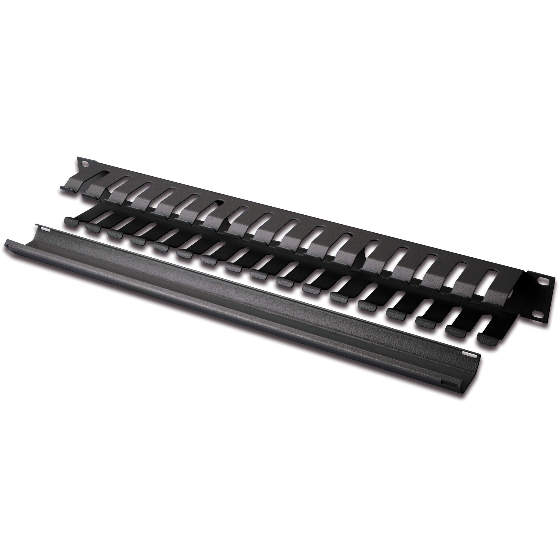 DIGITUS Rangierpanel 1HE Abnehmbare Rückblende schwarz