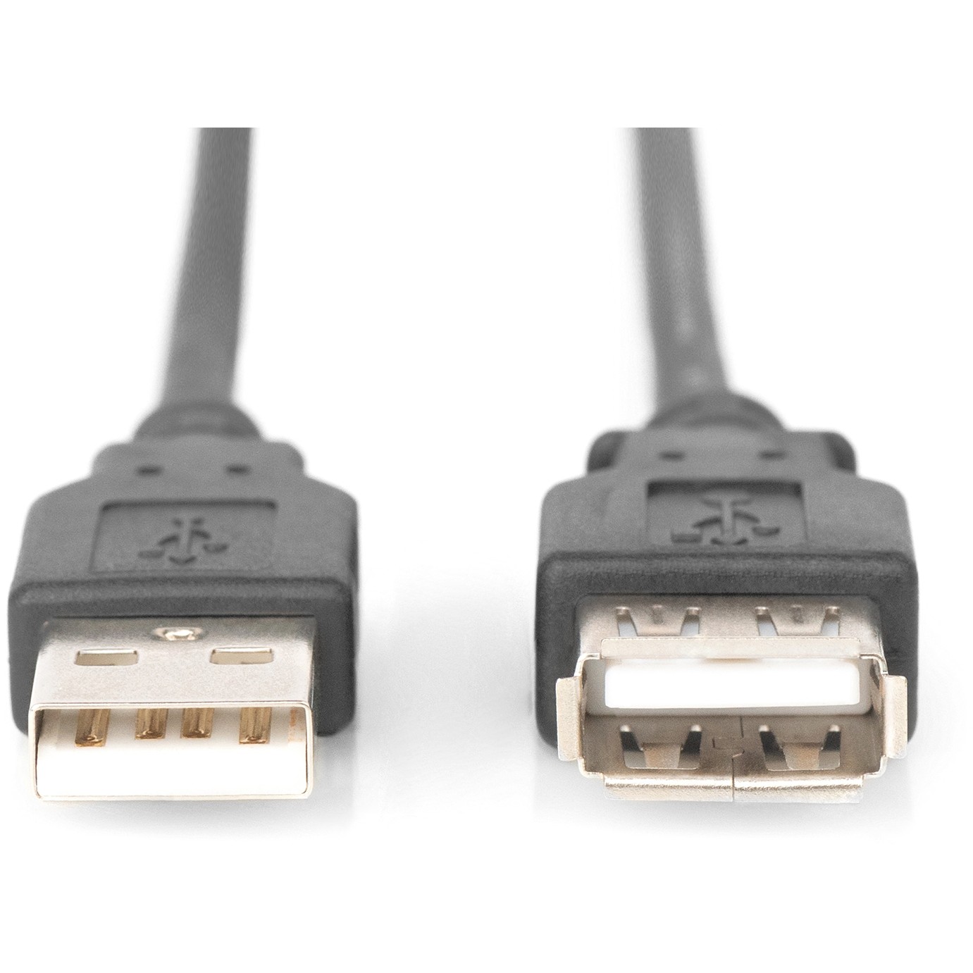 DIGITUS USB 2.0 Verlängerungskabel Typ A -A St/Bu 3.0m, sw