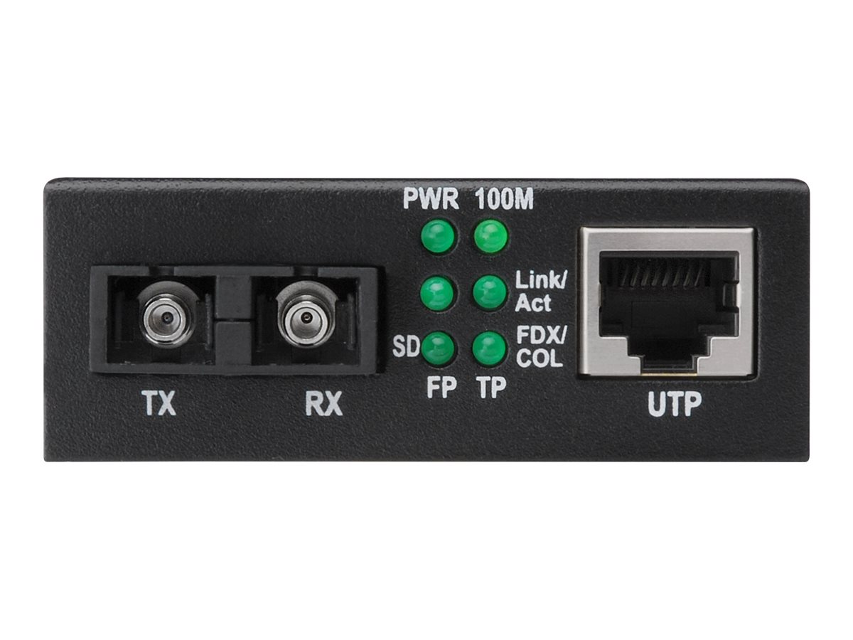 DIGITUS Medienkonverter Fast Ethernet RJ45/SC Multimode