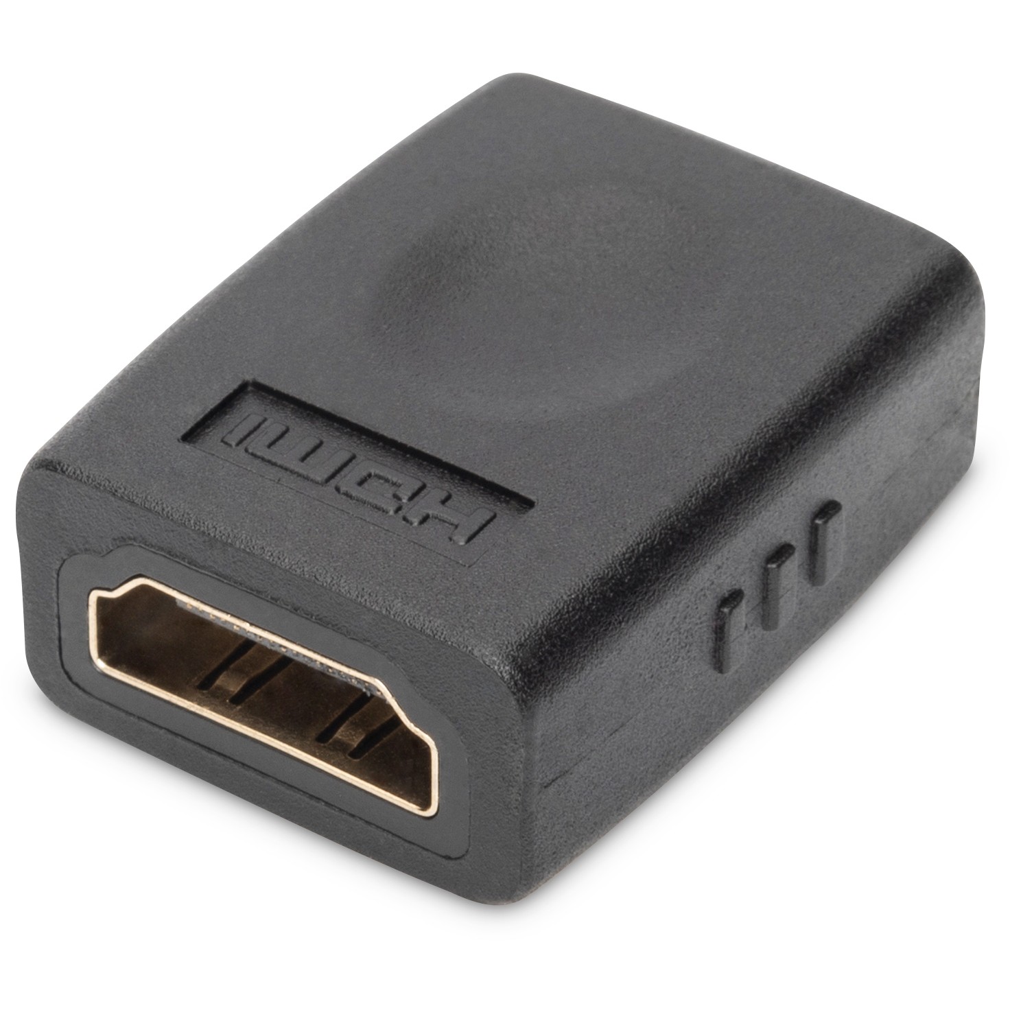 DIGITUS HDMI Adapter 4K, 3D fähig, Ethernet, schwarz