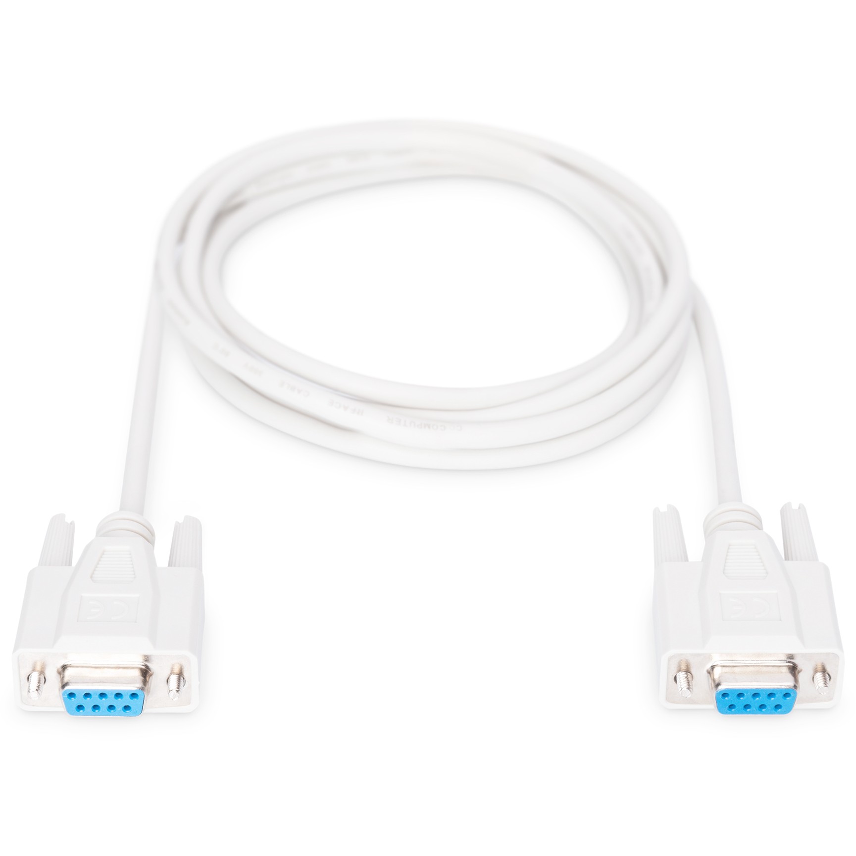 DIGITUS Anschlusskabel D-Sub9 > D-Sub9 Bu/Bu 2.0m