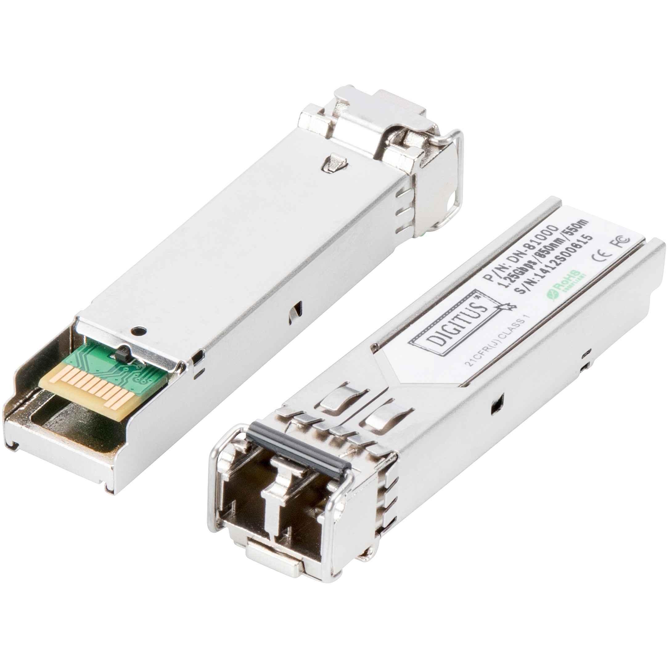 DIGITUS LWL Adapter LC Duplex Multimode SFP Modul 1,25Gbps