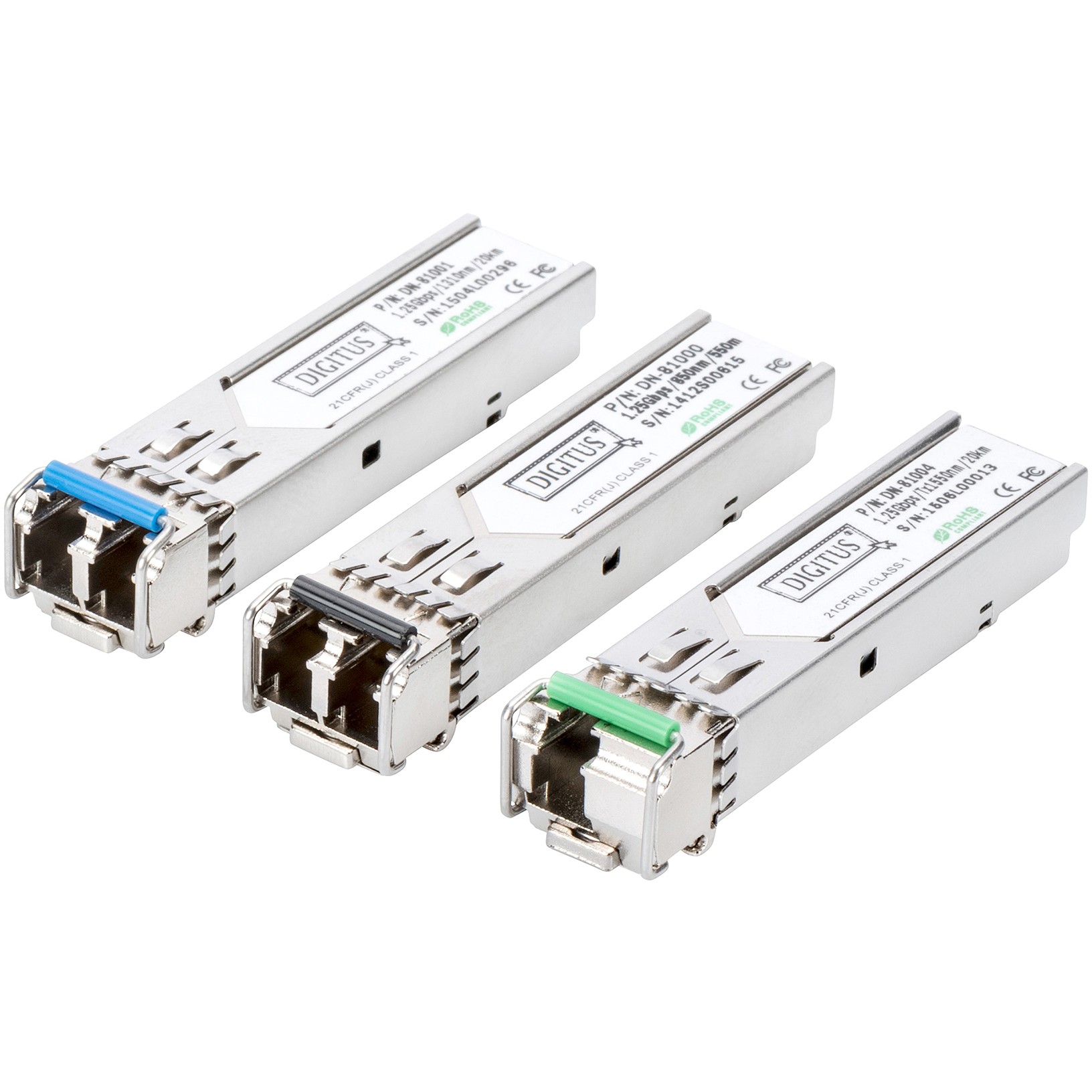 DIGITUS LWL Adapter LC Duplex Singelmode SFP Modul 1,25Gbps