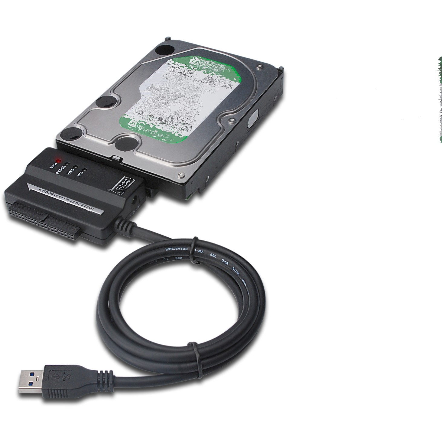 DIGITUS HDD-Adapterkabel USB3.0   -> SATAII + 3.5 IDE