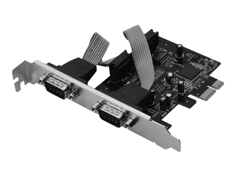 DIGITUS PCI Expr Card 2x D-Sub9 seriell Ports  + LowProfile retail