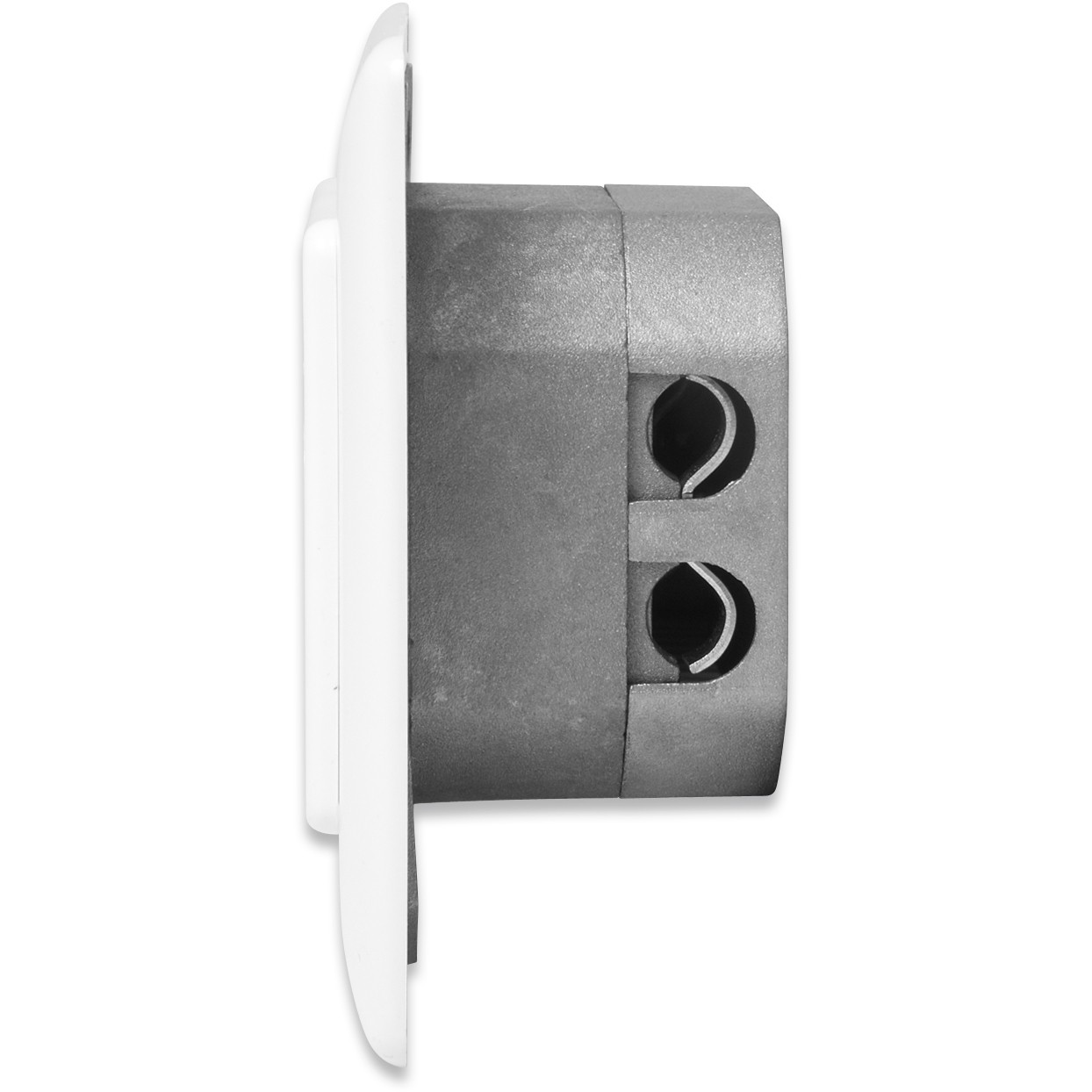 ASSM CAT 6A Klasse EA LSA DN-9008-1 Netzwerkdose 2xRJ45 designf. horizontal