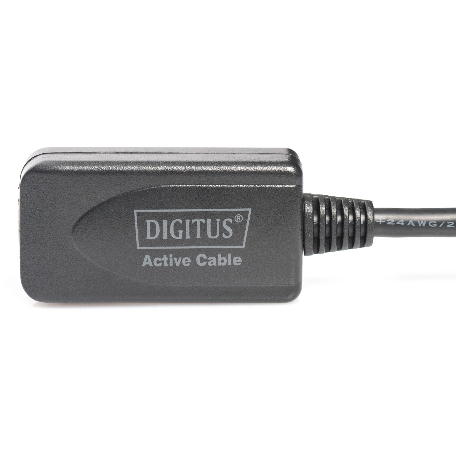 DIGITUS USB 2.0 Verlängerungskabel Typ A -A  St/Bu 5.0m,  sw