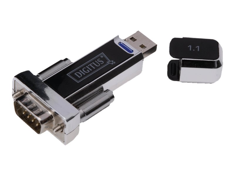 DIGITUS Adapter USB1.1   -> seriell  D-Sub9 St/St + 0.8m Kab