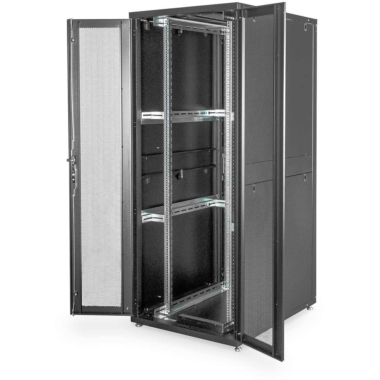 DIGITUS Serverschrank 48,3cm 42HE schwar