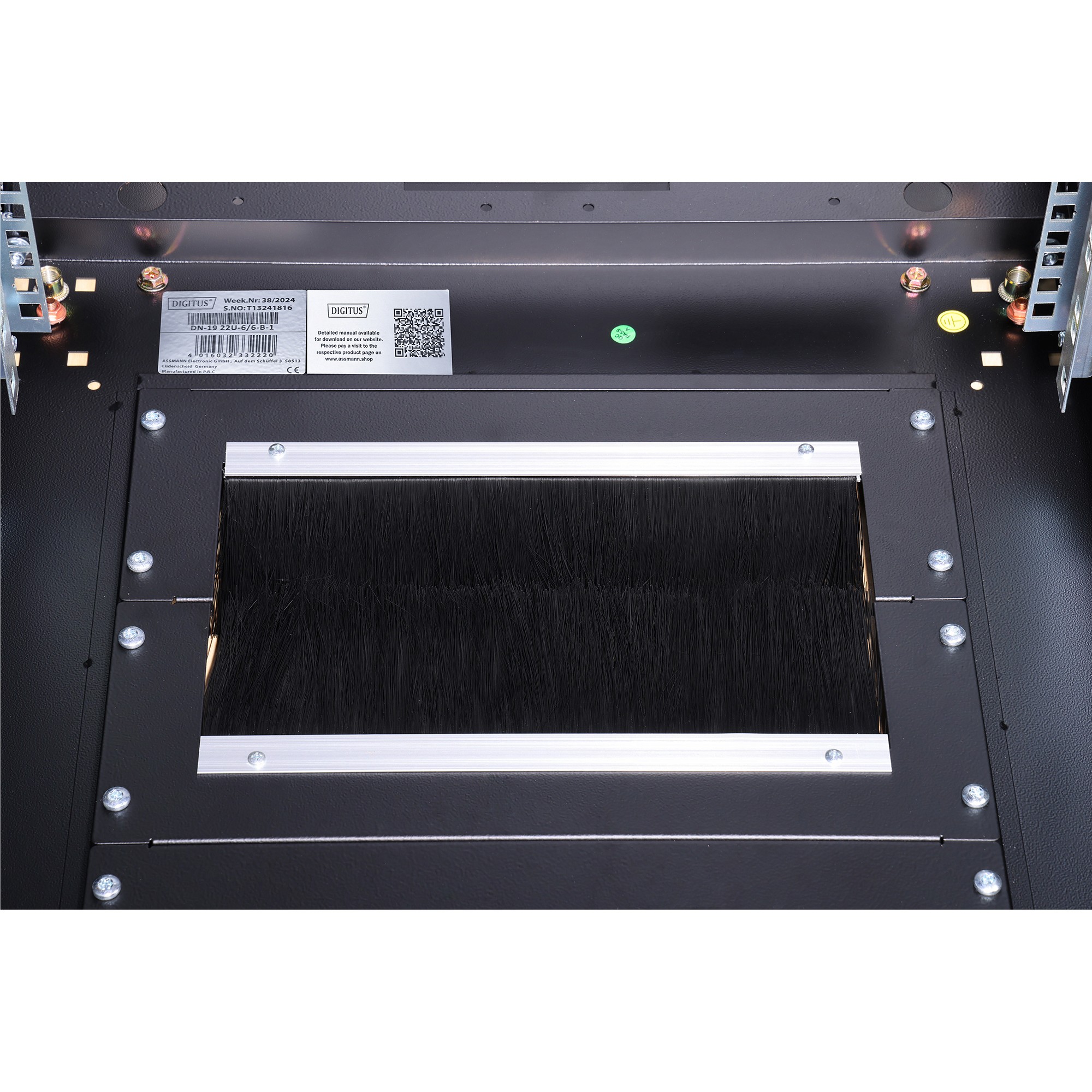 DIGITUS Netzwerkschrank 48,3cm 22HE schw