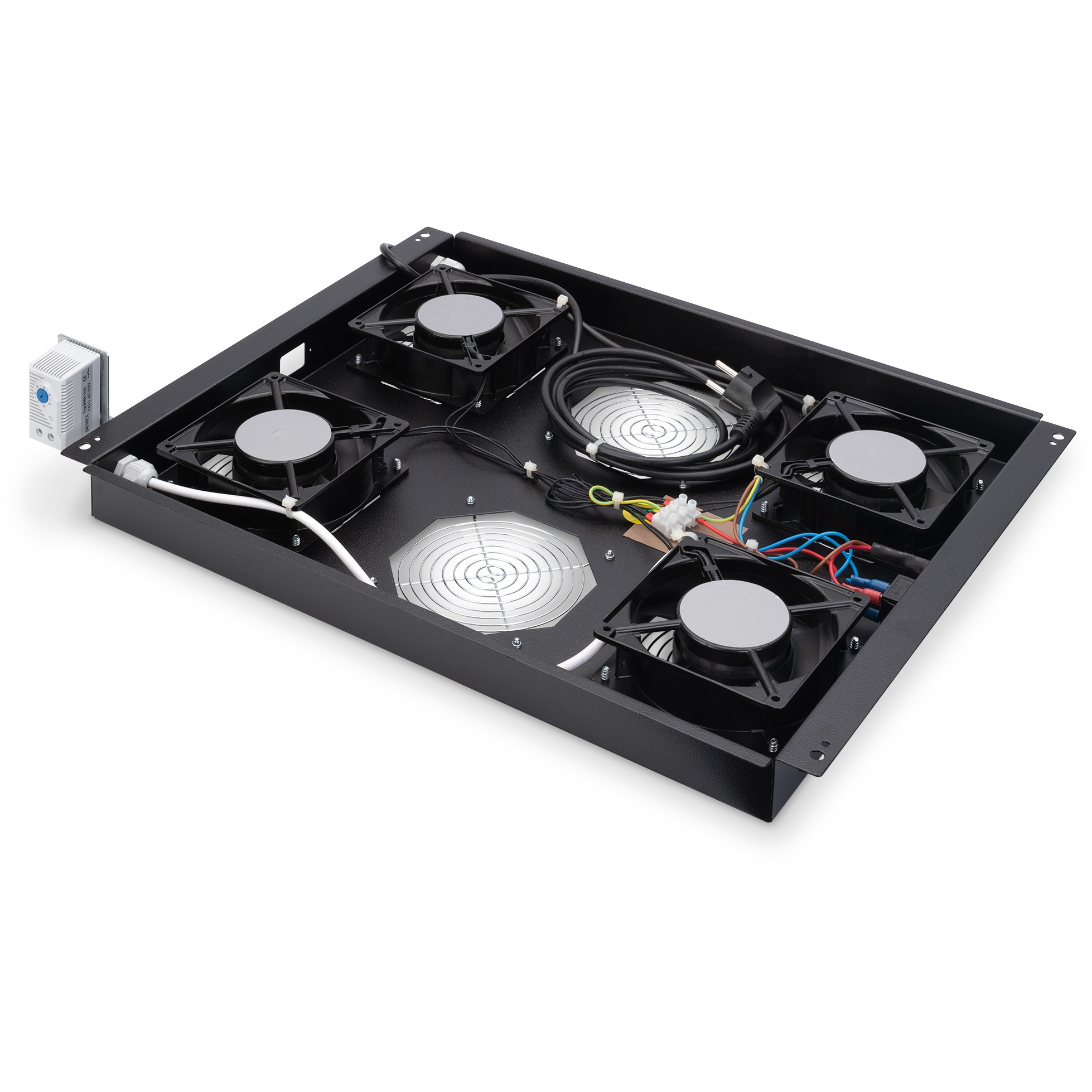 DIGITUS Dachlüftereinheit     Unique         4 Lüfter schw.