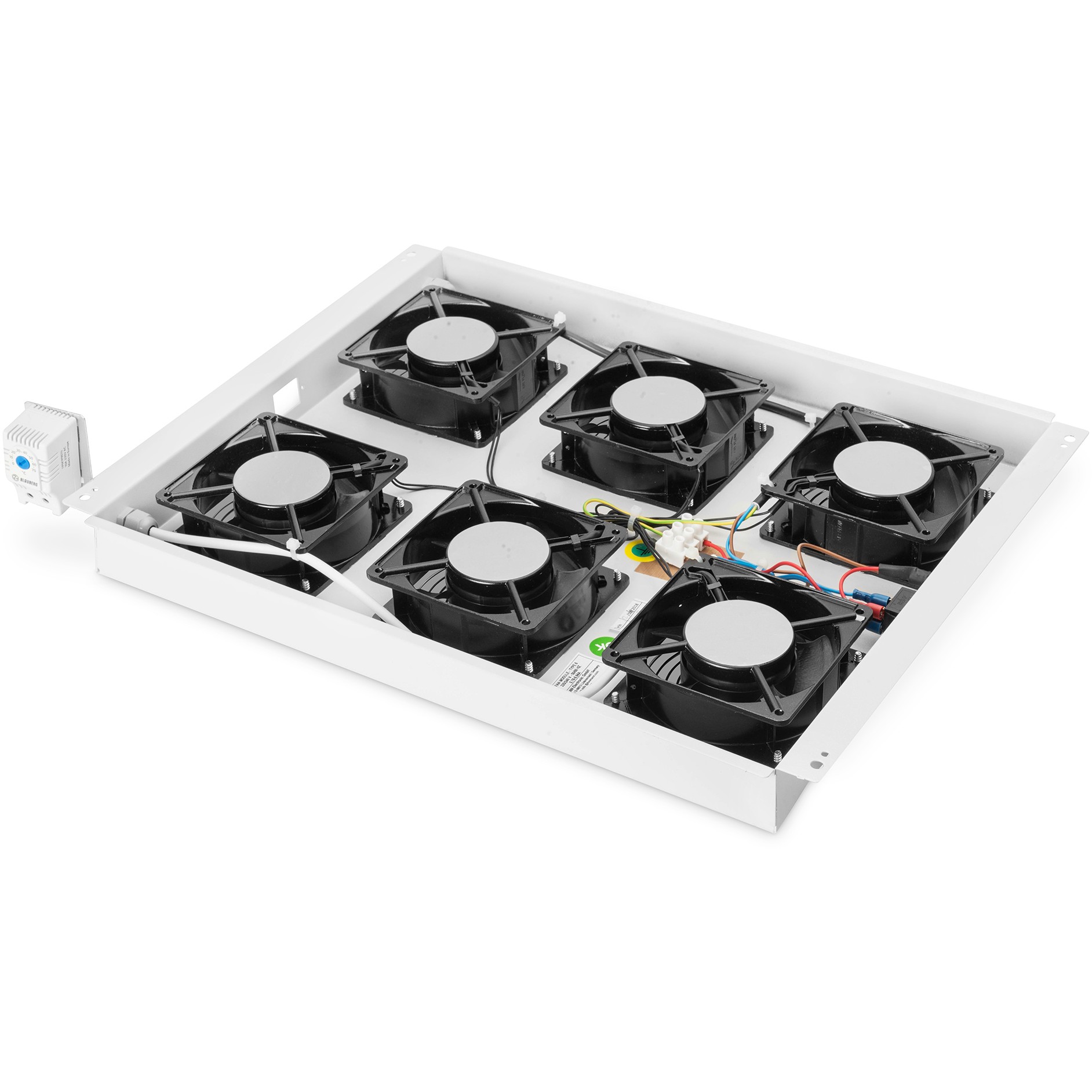 DIGITUS Dachlüftereinheit 6 Lüfter Unique Serie grau