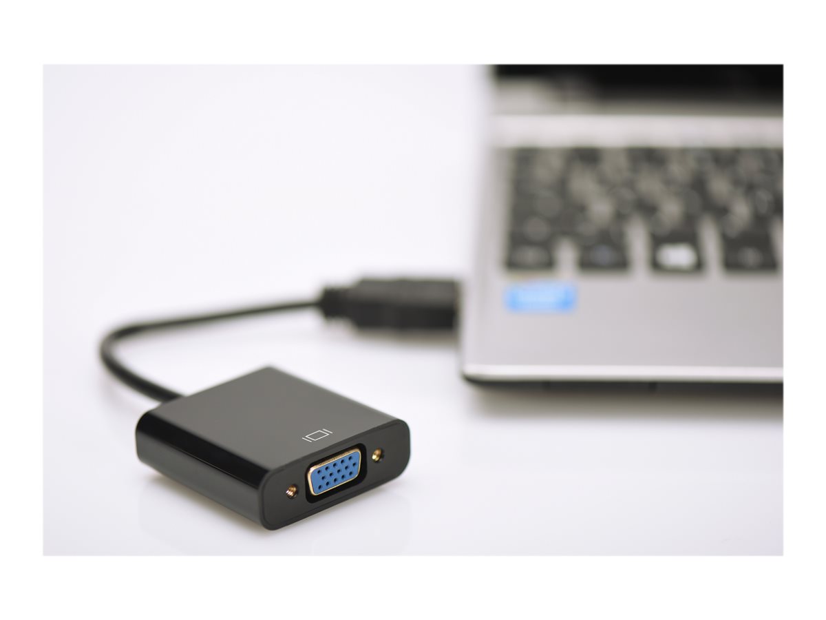 DIGITUS HDMI-Konverter HDMI-A     -> VGA(D-Sub) schwarz