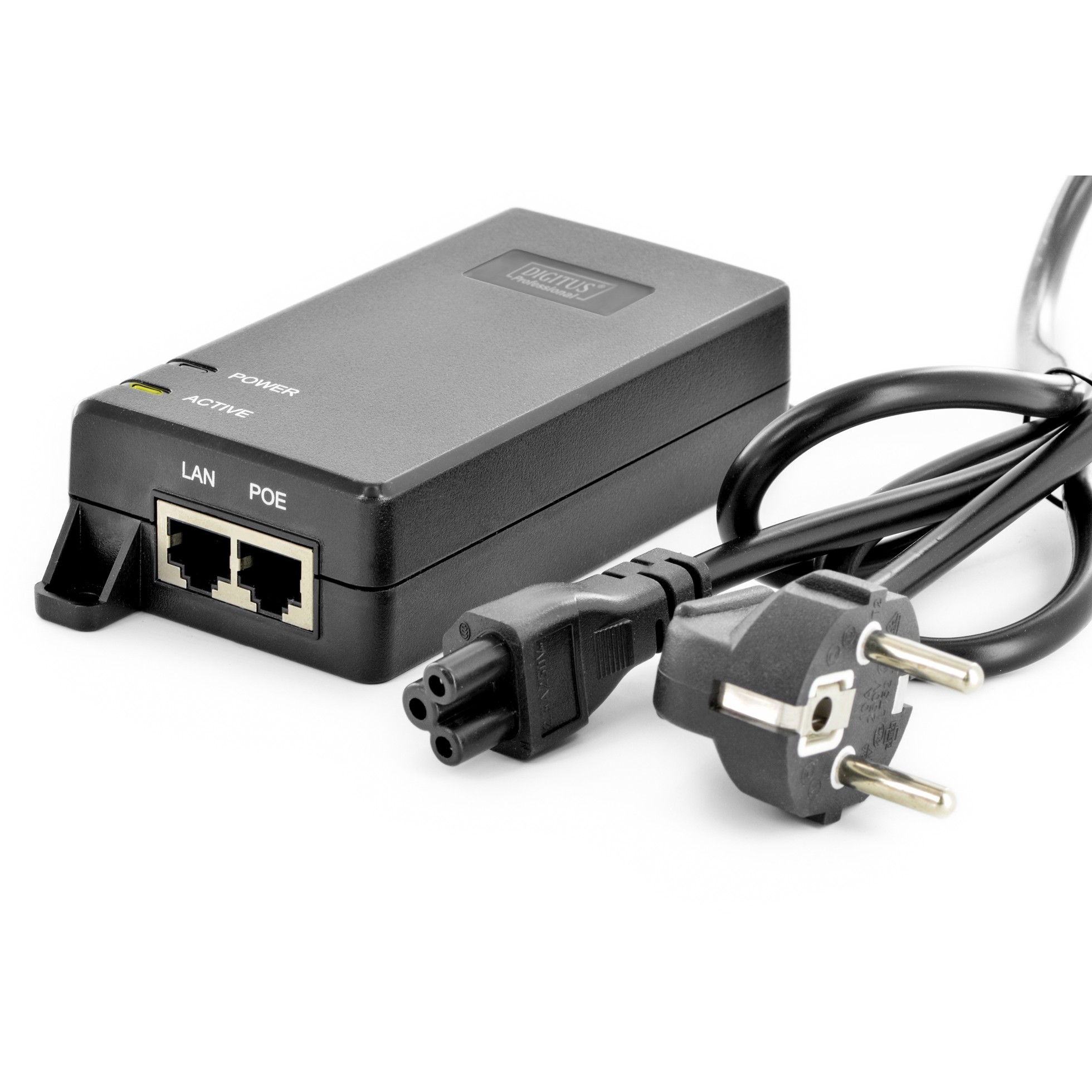 DIGITUS Poe Injektor       802.3at 10/100/1000 Mbps 30 Watt