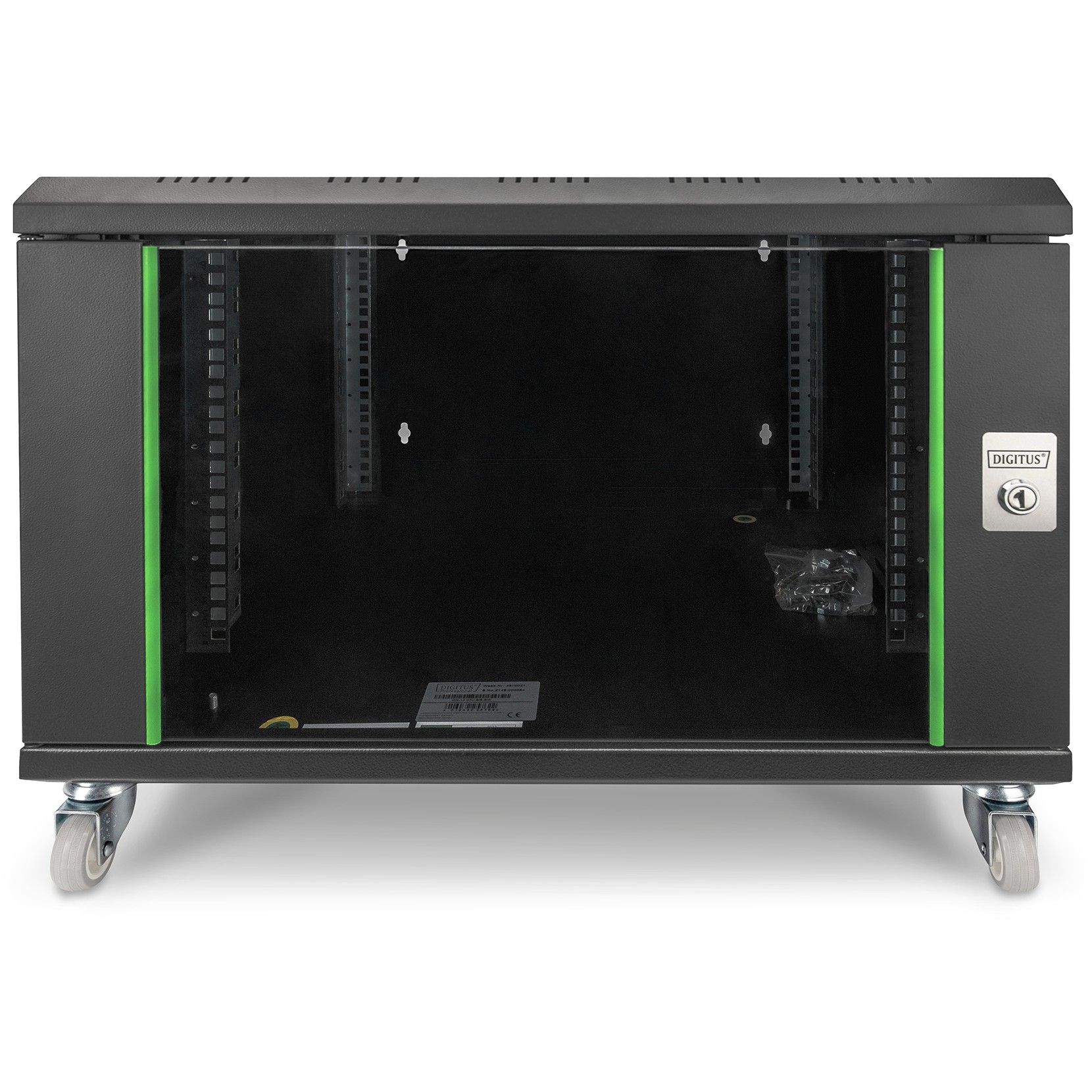 DIGITUS Laufrollen 4x Rollen 2x feststellbar 250kg pro Rolle