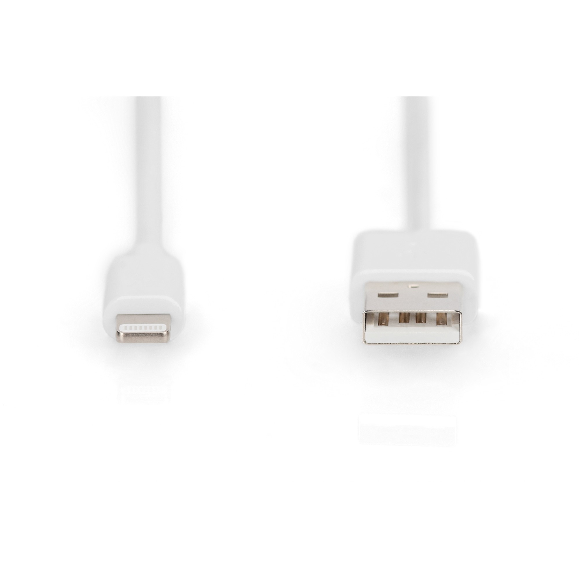 DIGITUS Datenkabel Apple Lightning->USB A St/St MFI 1m weiss