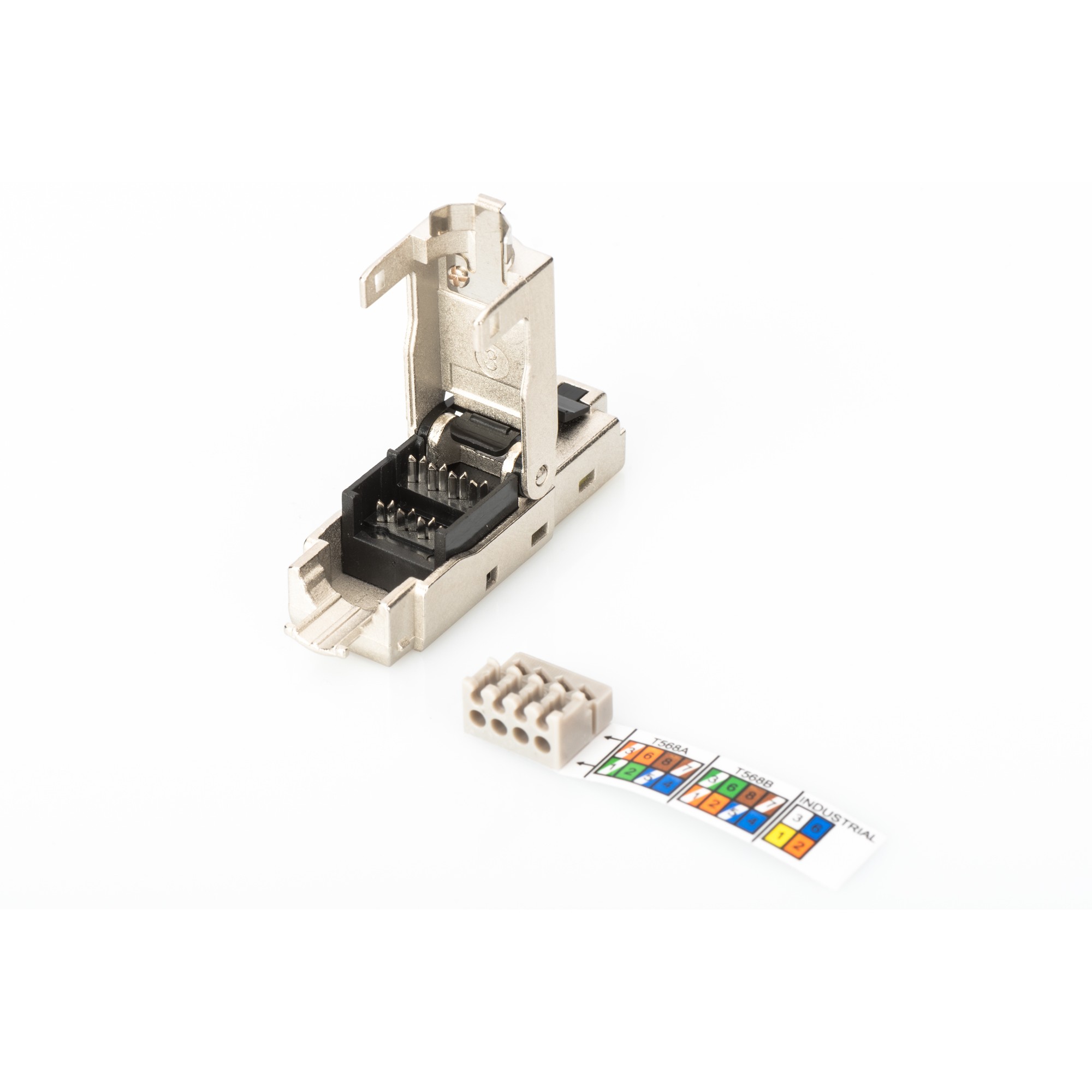 DIGITUS Stecker RJ45 Cat6a zur Feldkonfektionierung