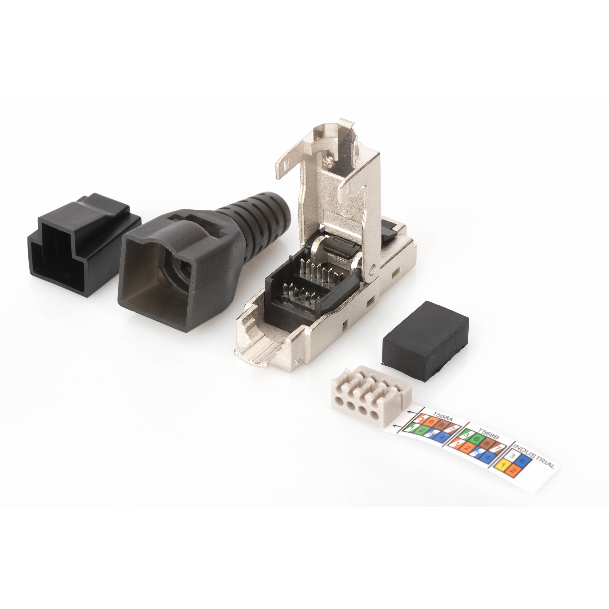 DIGITUS Stecker RJ45 Cat6a zur Feldkonfektionierung