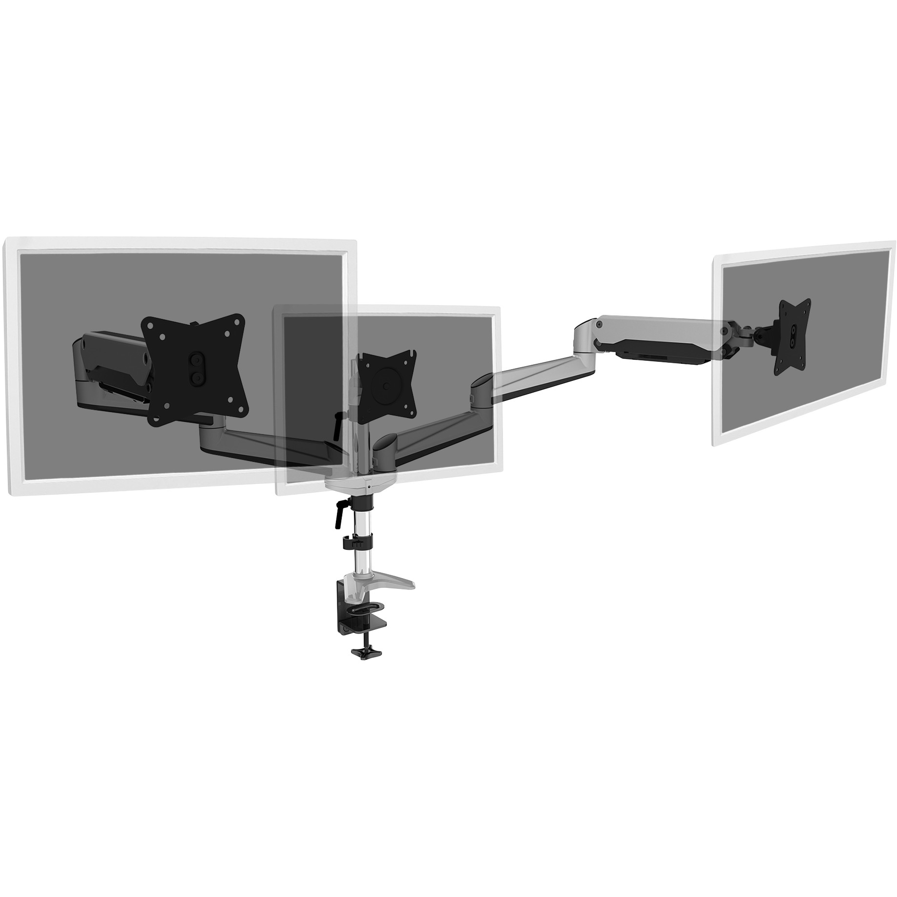 DIGITUS TIS 15-27 3TFT 5Gelenke silber  Max.6KG Gasfeder