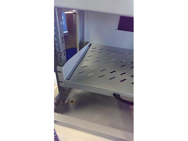 DIGITUS Fachboden 2HE 88x483x352mm bis  30kg grau