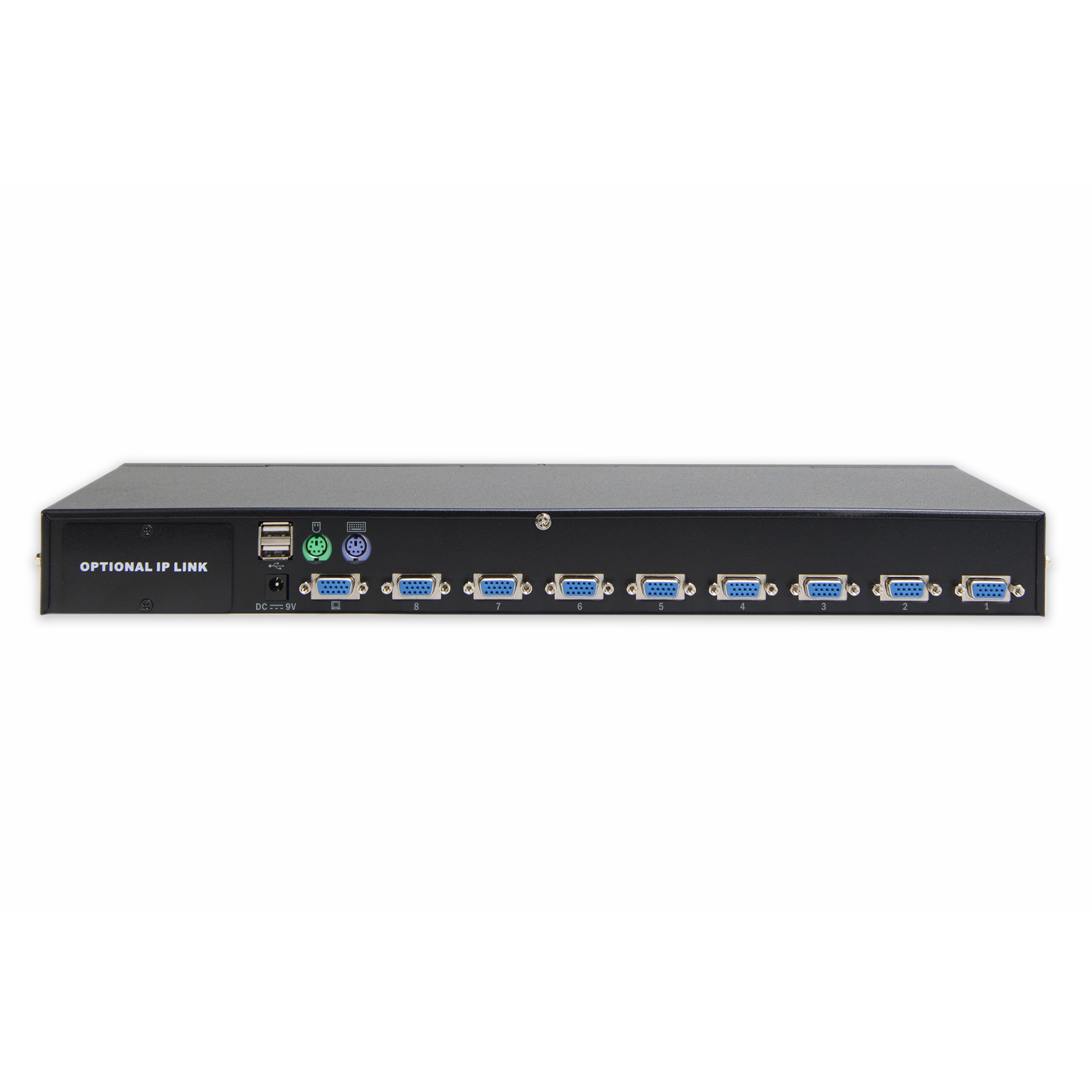 DIGITUS KVM Switch 1 User ->  8 PCs (je PS/2 od. USB)