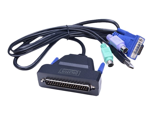 DIGITUS Modulare Konsole 17TFT,1-Port KVM&Touchpad,Deutschl