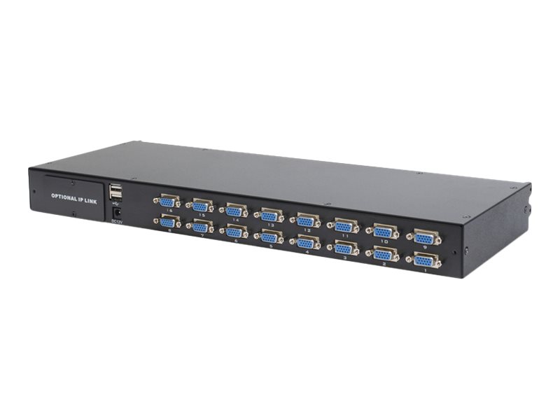 DIGITUS 48,3cm KVM Konsole 16-Port