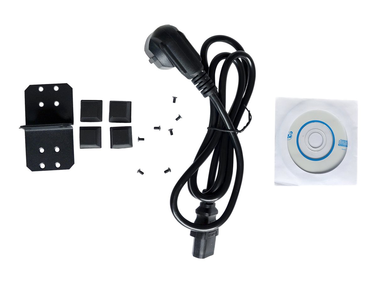 DIGITUS Switch 24-Port 10/100  370W PoE Unmanaged schwarz