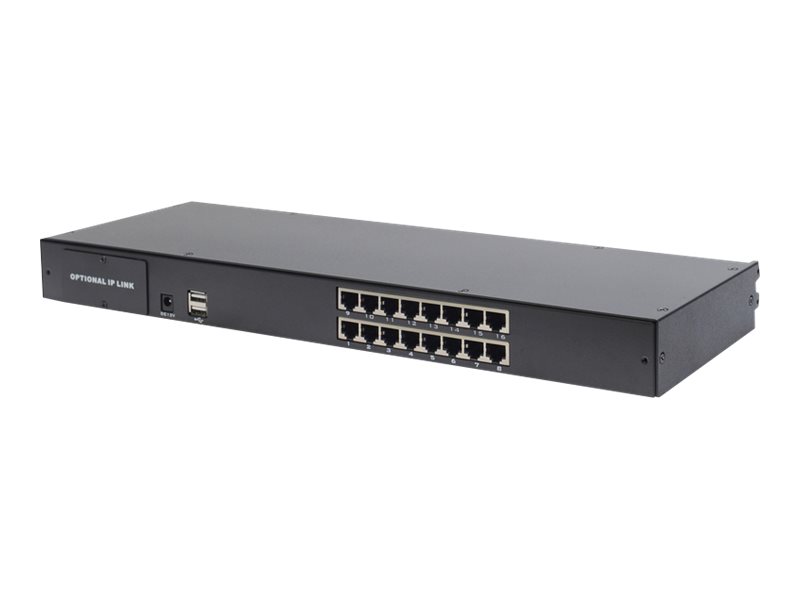 DIGITUS 48,3cm KVM Konsole 16-Port